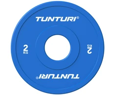 Olimpiniai svarmenys TUNTURI Platinum Fractional Plates 0,5–2,5kg (Svoris: 2 x 2kg)