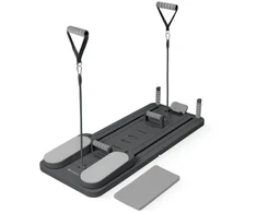 Pilates treniruoklis / reformeris GYMSTICK Pilates V Reformer Board (juodas, violetinis, rožinis) (Spalva: Juoda)
