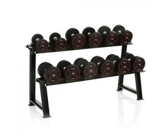 Profesionalūs PU hanteliai GYMSTICK (Svoris: 2 x 17.5kg)