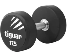 Profesionalus PU svarmuo / hantelis TIGUAR 1–70 kg (Svoris: 17.5kg)