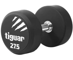 Profesionalus PU svarmuo / hantelis TIGUAR 1–70 kg (Svoris: 27.5kg)