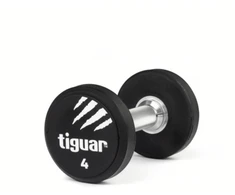 Profesionalus PU svarmuo / hantelis TIGUAR 1–70 kg (Svoris: 4kg)
