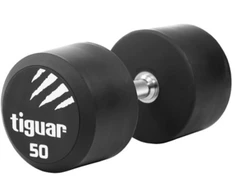 Profesionalus PU svarmuo / hantelis TIGUAR 1–70 kg (Svoris: 50 kg)