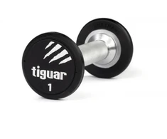 Profesionalus PU svarmuo / hantelis TIGUAR 1–70 kg (Svoris: 1kg)