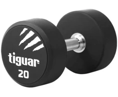 Profesionalus PU svarmuo / hantelis TIGUAR 1–70 kg (Svoris: 20 kg)