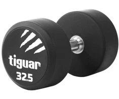 Profesionalus PU svarmuo / hantelis TIGUAR 1–70 kg (Svoris: 32.5kg)