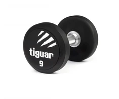 Profesionalus PU svarmuo / hantelis TIGUAR 1–70 kg (Svoris: 9kg)