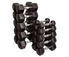 Šešiakampių hantelių rinkinys STRONGMAN (2x1-35kg)