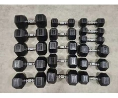 Šešiakampių svarmenų rinkinys STRONGMAN 220 kg