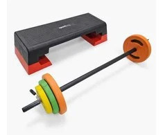 Sportbay profesionali fitness pakyla + Body Pump rinkinys 20 kg