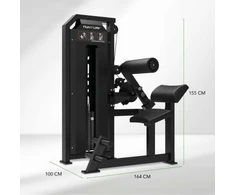 Jėgos staklės TUNTURI Platinum Dual Back / Abdominal Combo Selectorized V-series