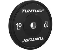 Svarmenys TUNTURI Platinum Bumper Plate Juodas (5–25 kg) (Svoris: 10 kg)