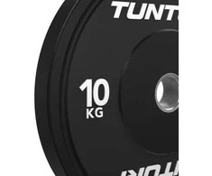 Svarmenys TUNTURI Platinum Bumper Plate Juodas (5–25 kg) (Svoris: 10 kg)