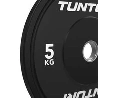 Svarmenys TUNTURI Platinum Bumper Plate Juodas (5–25 kg) (Svoris: 5kg)