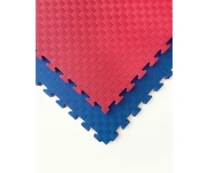 Tatamio puzzle stiliaus danga Sportbay 1x1 m x 4 cm (Spalva: Mėlyna, raudona)