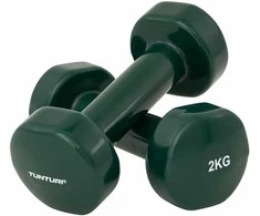Viniliniai hanteliai TUNTURI 2x 0,5-5kg (Svoris: 2 x 2kg)