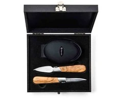 Laguiole Forged Austrių gliaudymo rinkinys Style De Vie Oyster set Olive wood