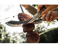 Japoniško plieno peilis STYLE DE VIE Olive Forged, Butcher, 25,5 cm (mėsos)