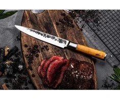 Japoniško plieno peilis STYLE DE VIE Olive Forged, Carving, 20,5 cm (išpjaustymo)