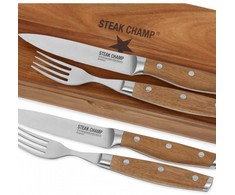 Steakchamp Šakučių ir Peilių Rinkinys Steak Champ