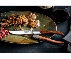 Laguiole Steiko šakučių rinkinys Forged Luxury Line Pakka Rose