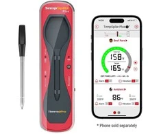 TempSpike Plus skaitmeninis belaidis bluetooth maisto termometras ThermoPro TP970W su atnaujintu itin plonu zondu