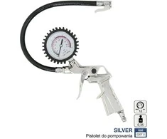ADLER PISTOLET DO POMPOWANIA Sidabrinis