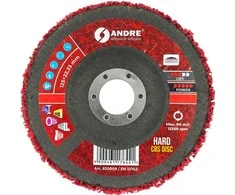 ANDRE ŠLIFAVIMO DISKAS CBS 125mm HARD – Raudonas