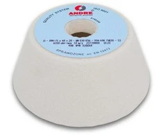 ANDRE TAURENIO FORMOS ŠLIFAVIMO DISKAS 125mm x 40mm x 32mm 99A60K7VE01-30 Baltas „TYP 11”