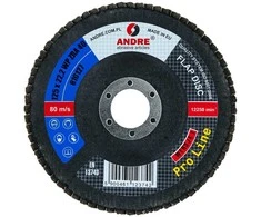 ANDRE ŠLIFAVIMO DISKAS ŽIEDLAPINIS 125mm P 40 CIRKONINIS PRO LINE I VERSIJA