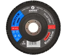 ANDRE ŠLIFAVIMO DISKAS ŽIEDLAPINIS 125mm P40 ECO LINE IV VERSIJA