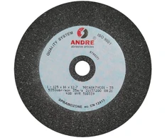 ANDRE PLOKŠČIAS ŠLIFAVIMO DISKAS 125mm x 16mm x 12,7mm 98C60K7VC01-35 Juodas „TIPAS 1”