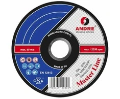 ANDRE METALO PJOVIMO DISKAS 125 x 1,0mm METAL/INOX MASTER LINE 55A60RBF
