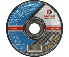 ANDRE TARCZA DO METALU 125 x 2,5mm METAL PRO LINE 95A30RBF
