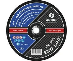 ANDRE PJOVIMO DISKAS METALUI 230 x 2,5mm METAL ECO LINE