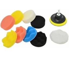 AW-Tools AWTOOLS POLIRAVIMO KEMPINĖLĖS RINKINYS GRĘŽTUVUI 80mm /11vnt.