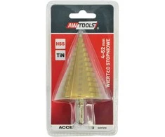 AW-Tools Pakopinis grąžtas AWTools AW40984; HSS TIN; 4-52 mm