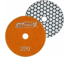 AW-Tools AWTOOLS POLIRAVIMO DISKAS 100mm GR. 200 SAUSAM POLIRAVIMUI