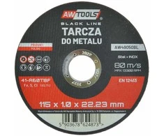 AW-Tools AWTOOLS DISKAS METALUI 115*1,0mm Juodas LINE