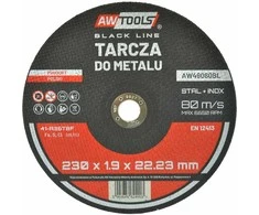 AW-Tools AWTOOLS DISKAS METALUI 230*1,9mm Juodas LINE
