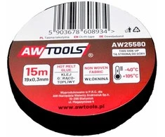 AW-Tools AWTOOLS TEKSTILINĖ IZOLIACINĖ JUOSTA 19mm x 15m