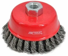 AW-Tools AWTOOLS BET šepetys 75 mm / VAILAS / M14 SIŪLAS
