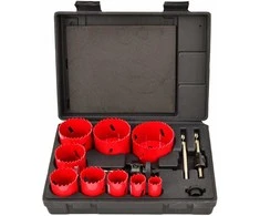 AW-Tools Gręžimo karūnų komplektas AWTools AW49668; 19-64 mm; 13 vnt.