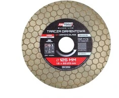 AW-Tools AWTOOLS DEIMANTINIS DISKAS 125×22,2 / KORIO RAŠTAS 2in1 Juodas LINE