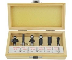 AW-Tools AWTOOLS MEDIENOS KAŽTUVĖS, 6 vnt. BANGAS 8 mm