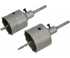Grąžtas AW-Tools AWTOOLS gręžimo karūna betonui Rinkinys FI65mm + FI80mm UCHWYT SDS PLUS 100mm