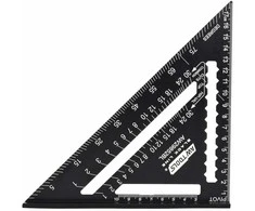 AW-Tools AWTOOLS ALIUMININIS STALIAUS KAMPAS 7″ Juodas LINE