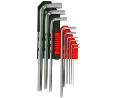 AW-Tools AWTOOLS RAKTAI ŠEŠIAKAMPIAI HEX /1,5-10mm/ 9vnt. Juodas LINE