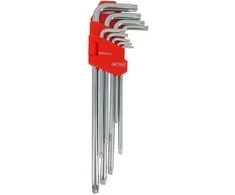 AW-Tools AWTOOLS RAKTAI IMBUSINIAI TORX/T10-T50/ 9vnt./ LABAI ILGI Juodas LINE