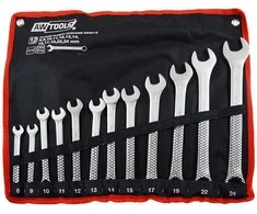 AW-Tools Kombinuotų raktų komplektas AWTools AW40115; 8-24 mm; 12 vnt.
